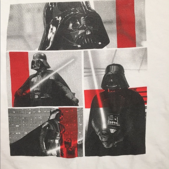 🔥Star Wars White XXL Darth Vader Shirt - Picture 2 of 4